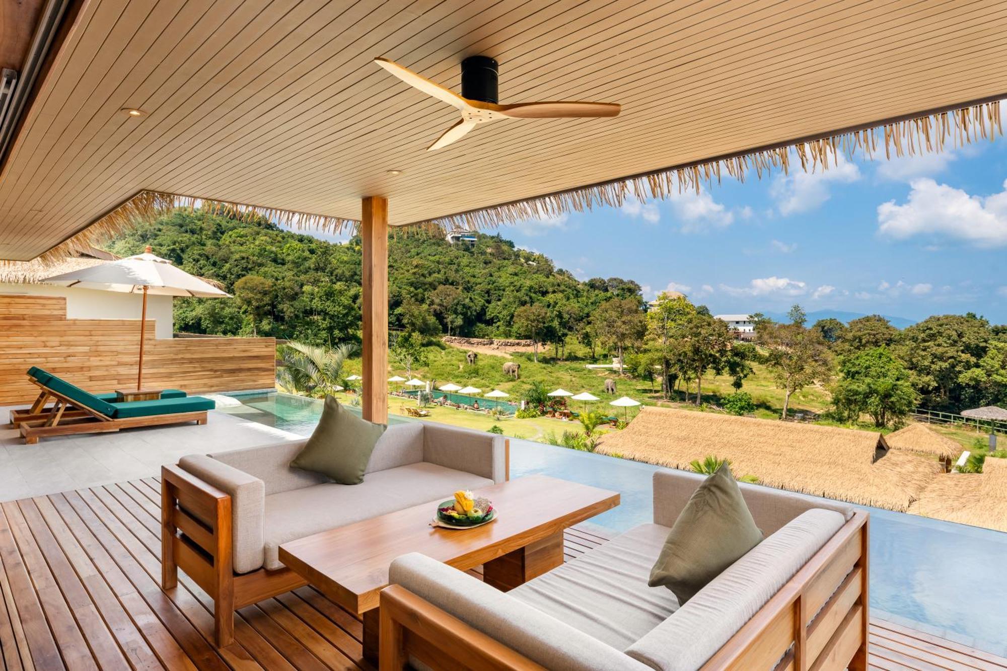 Wild Cottages Elephant Sanctuary Resort Amphoe Koksamui Luaran gambar